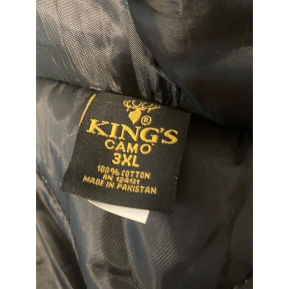 KING'S CAMO Desert Shadow Men's 3XL Insulated Bomber Jacket Hunting Fishing Coat - Picture 12 of 15
